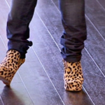 Derek J Animal Print Wedge