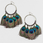 Peacock Feather Earrings