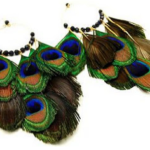 Taylor Armstrong Peacock Earrings