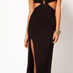 ASOS Love Cut Out Maxi Dress