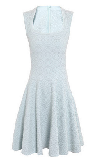 Azzedine Alaia White Grende Skater Skirt Dress Azzedine Alaia White Grende Skater Skirt Dress Britney Spears White X Factor Skater Dress