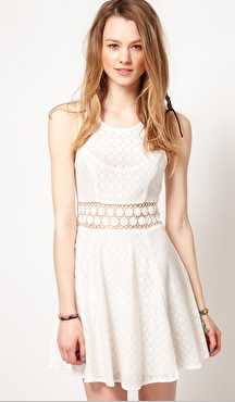 Free People Lace Skater Dress Free People Lace Skater Dress Britney Spears White X Factor Skater Dress