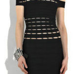 Herve Leger Black Cutout Dress Britney Spears