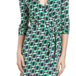 JB Julie Brown Printed Wrap Dress
