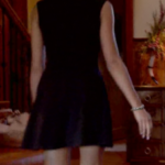 Dani Jonas Black Flared Skater Dress with Spirtual Advisor