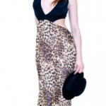 Naven 2 Tone Vixen Dress Leopard Black Joanna Krupa