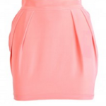 Naven Skinny Mini Skirt in Peach