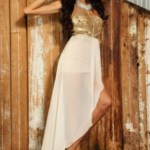 Abyss Sequin Top Maxi Dress