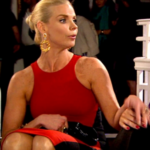 Alexia's Echevarria's Black and Red Dress at Adriana's Art Event
