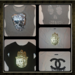 Chanel Dripping CC Tee Top Shirt