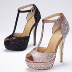 Crystal T Strap Platforms