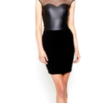 Donna Mizani Boatneck Leatherette Dress Melissa Gorga