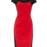 Dorthy Perkins Black And Red Pointe Dress