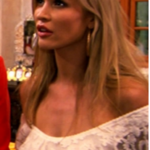 Joanna Krupa Backstage Clothing Lace Off The Shoulder White Top