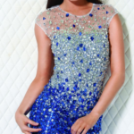Jovani 171261 Blue Crystals