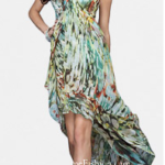 LaFemme Multi Print Evening Dress Joanna Krupa Wendy Williams Show