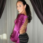 Melissa Gorga Chain Back Savve Couture Top