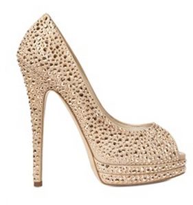 Casadei Nude Crystal Platform Pumps Casadei Nude Crystal Platform Pumps Real Housewives of Miami Reunion Shoes