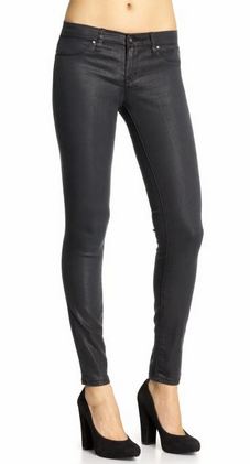 Blank Denim Black Coated Jeans Yolanda Fosters Watch What Happens Live Outfit