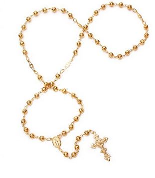 Gold Bead Rosary Gold Bead Rosary Yolanda Fosters Gold Rosary Cross Necklace