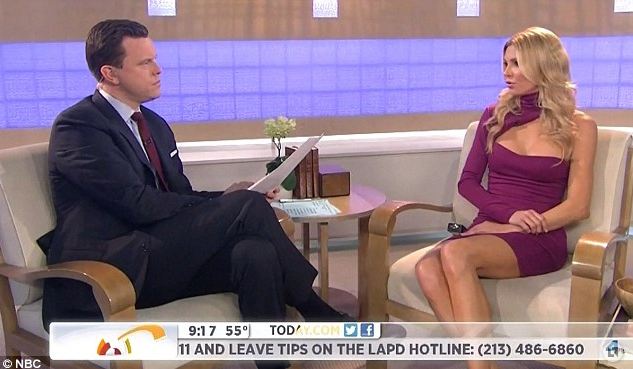Photo: NBC / DailyMail.Uk.co Brandi Glanvilles Purple Todays Show Dress Brandi Glanvilles Purple Todays Show Dress