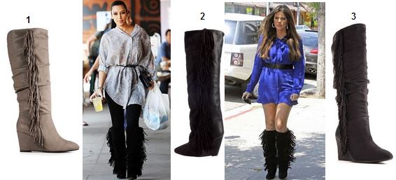 The Look For Less: Isabel Marant Manly Fringe Boot \u0026amp; Christian ...  