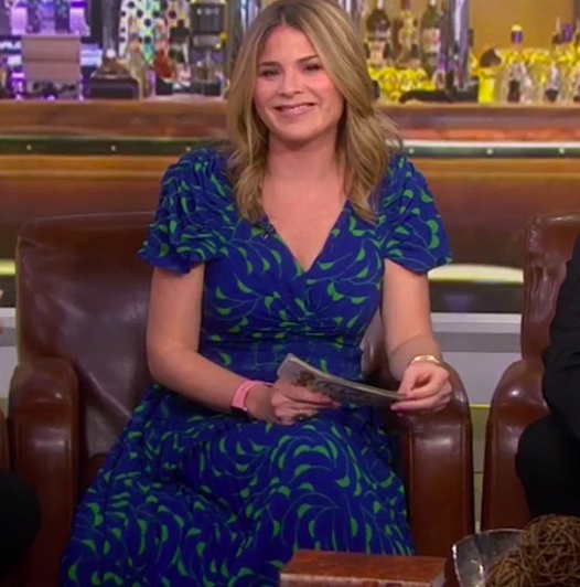 jenna bush hager blue dress today Jenna Bush Hager Wears Viral Dress That Divided the Internet 10 Years Later