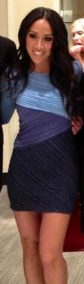 Melissa Gorga Blue Bandage Dress