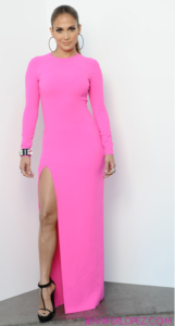 Jennifer Lopez Hot Pink Michael Kors Dress