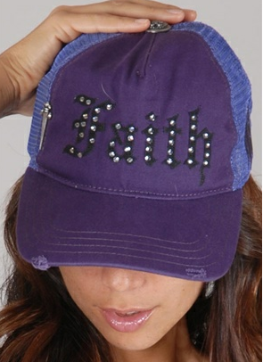 Faith Connexion Trucker Hat Purple