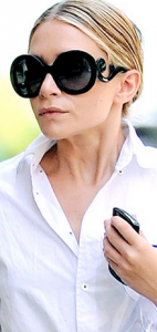 Ashley Olsen Prada Baroque Sunglasses