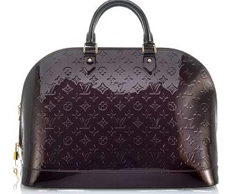 Louis Vuitton Limited Edition Monogram Vernis Alma GM Handbag