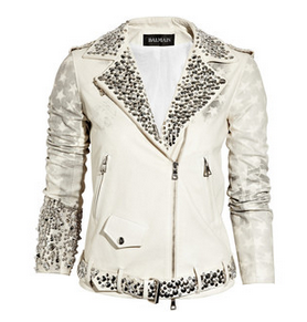 Balmain Studded Leather jacket