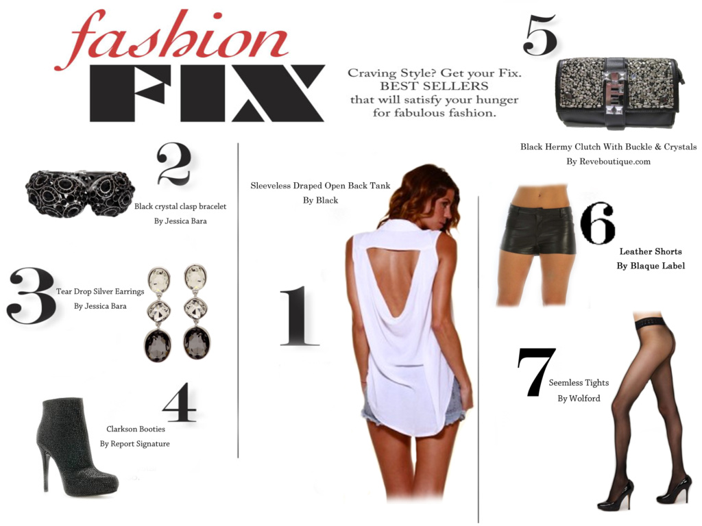 Big Blonde Hair Fall 2012 Style Guide - What to Wear to Fashions Night Out / Leather Shorts
