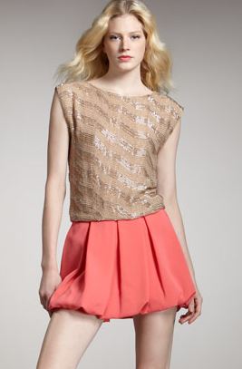 Alice & Olivia Rhymes Bubble Skirt