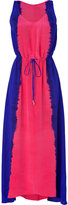 Sandro Pink and Purple Tie Dye Maxi Dress