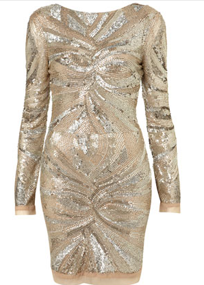 Limited Edition Embellished Topshop Bodycon Dress