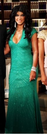 Teresa Giudice's Green Real Housewives of New Jersey Reunion Gown Holt
