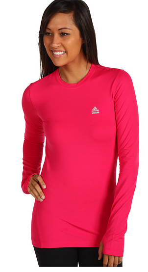 Adidas Thumbhole Pink Workout Top