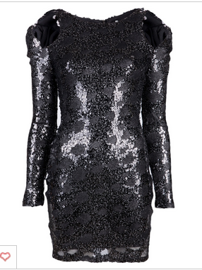 Blessed are the meek sequin dress