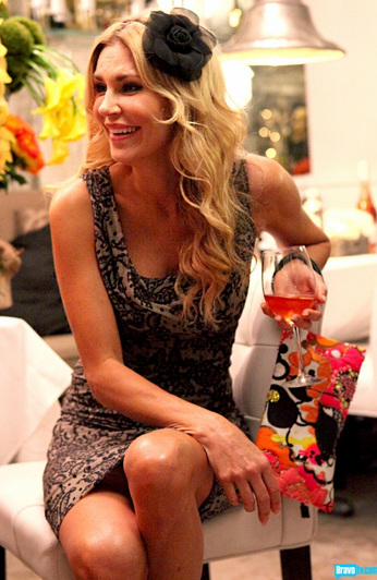 Brandi Glanville Lace Print Cowl Dress at Lisas Party Dolce & Gabbana Brandi Glanville Lace Print Cowl Dress at Lisas Party Dolce & Gabbana