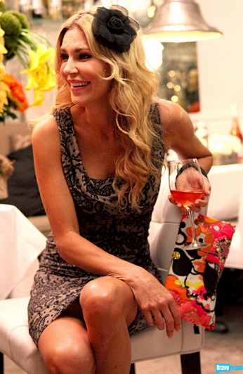 Brandi Glanville Lace Print Cowl Dress at Lisas Party Dolce & Gabbana