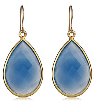 Kyle Chan Dark Blue Drop Earrings Kyle Richards