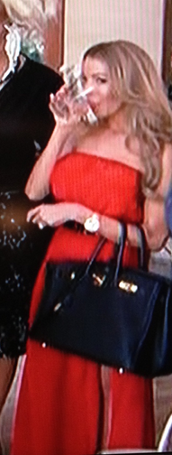 Lisa Hochstein Red Maxi Dress at Lisa Pilners Party