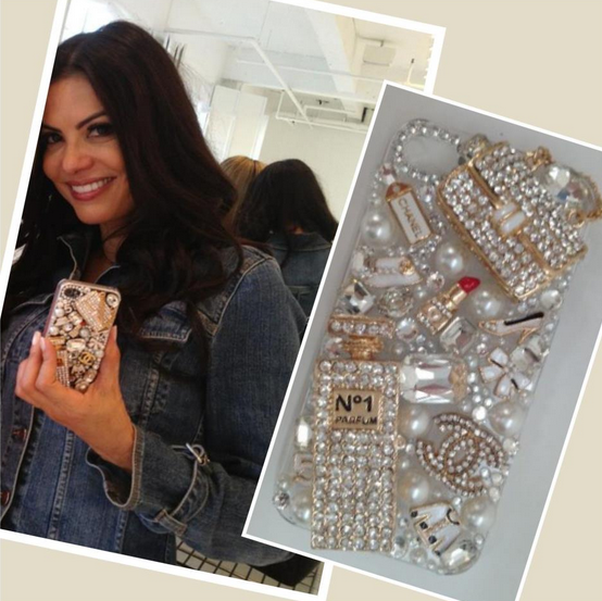 Adriana de Moura Cell Phone Case Chanel Pearls