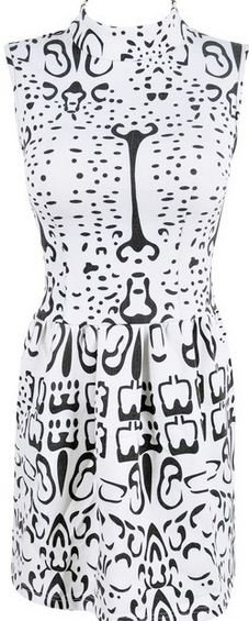 CelebBoutique Stephanie Snow Leopard Dress