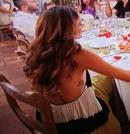 GG Shahs of Sunset Dinner Party Colorblock Pleated Dress BCBG