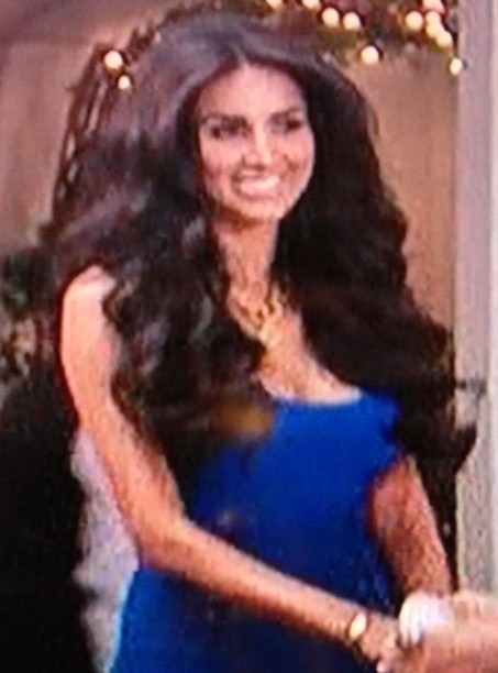 Lilly's Blue Bandage Dress Shahs of Sunset Dinner Party