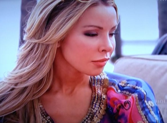 Lisa Hochsteins Printed Caftan Cover Up by The Pool Talking to Lenny Zeugari Madras Moroccan