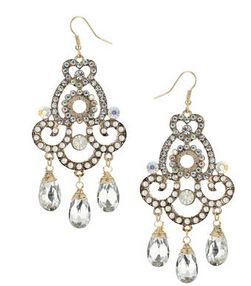 Dorothy Perkins Crystal Drop Earrings